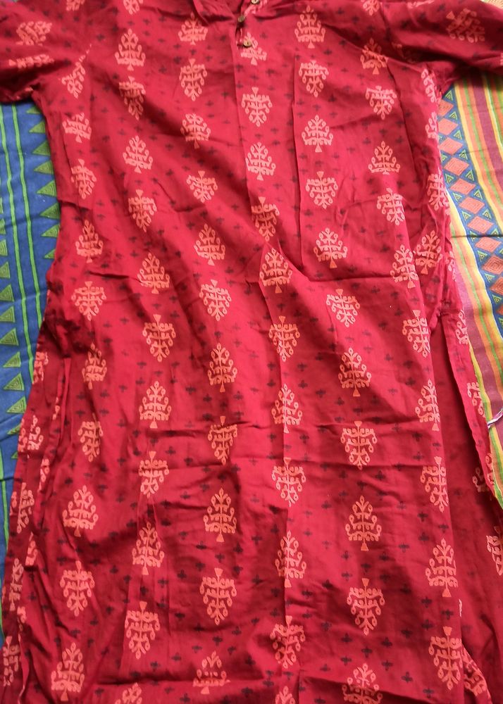 Short Sleeve Cotton Kurti