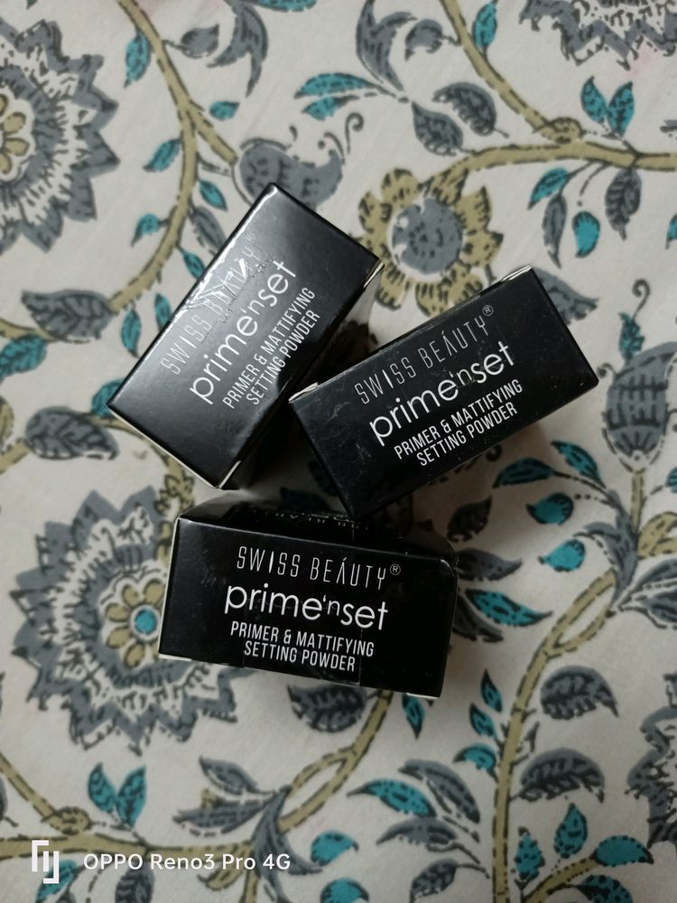 Swiss Beauty Primer &amp; Mattifying Setting Powder