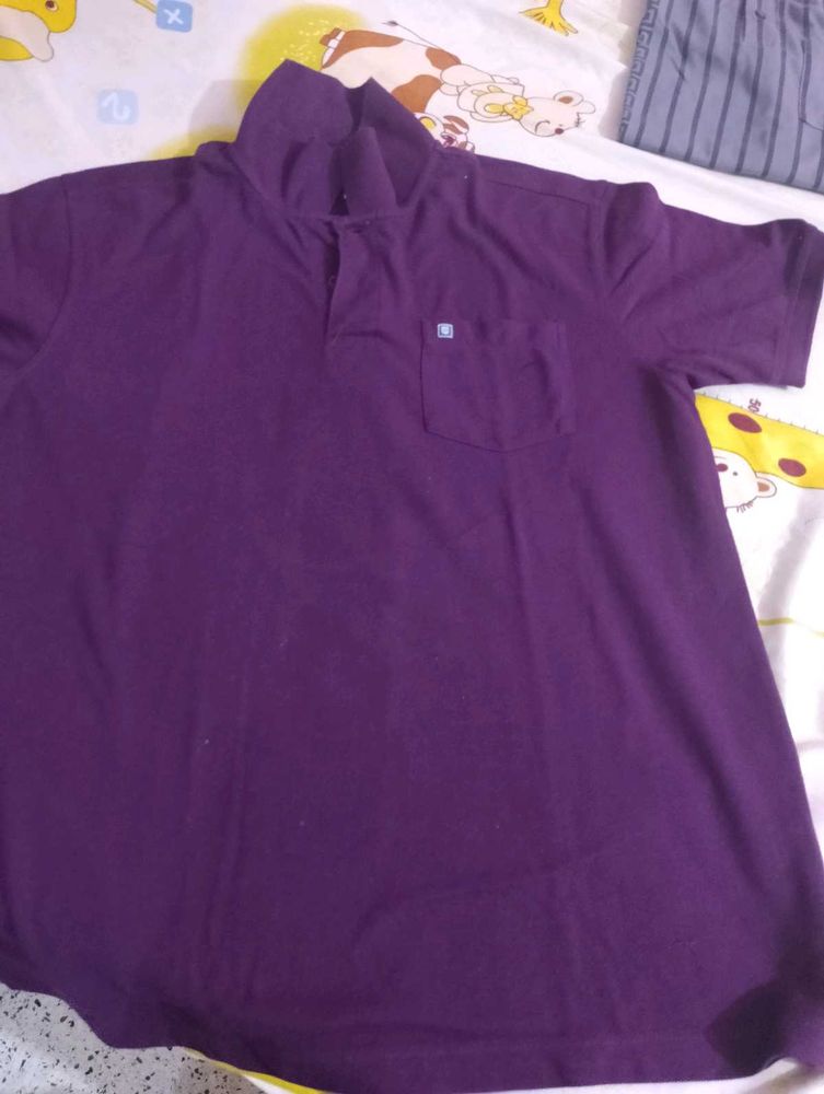 Men&#39;s Purple Polo Shirt