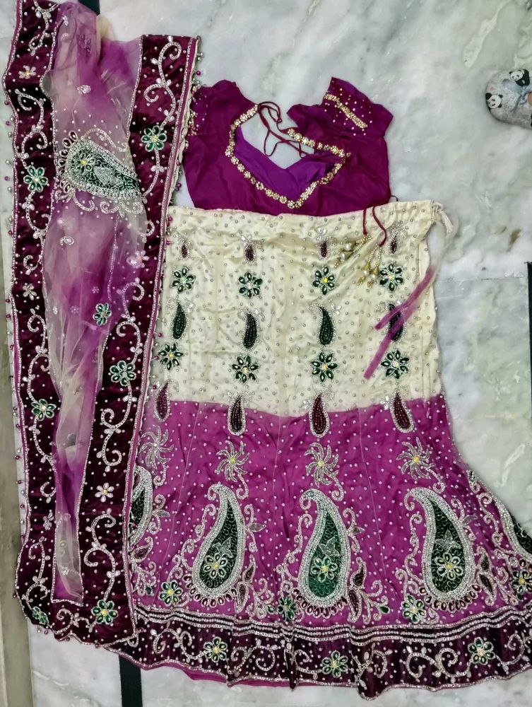 Bridal Lehenga With Heavy Dupatta