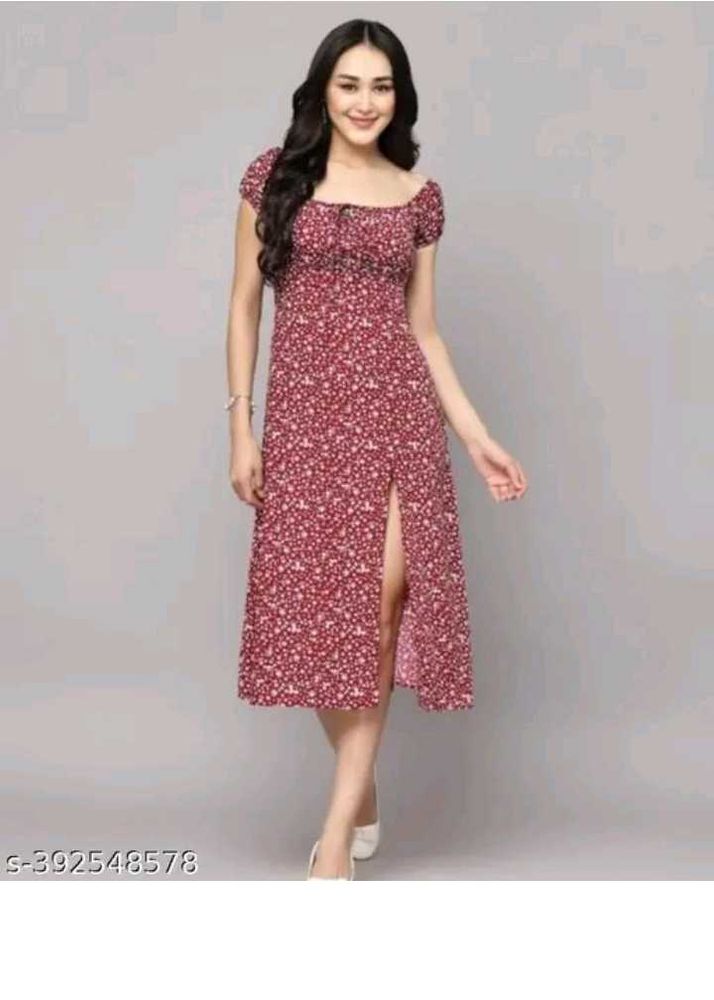 Floral Print Midi Dress