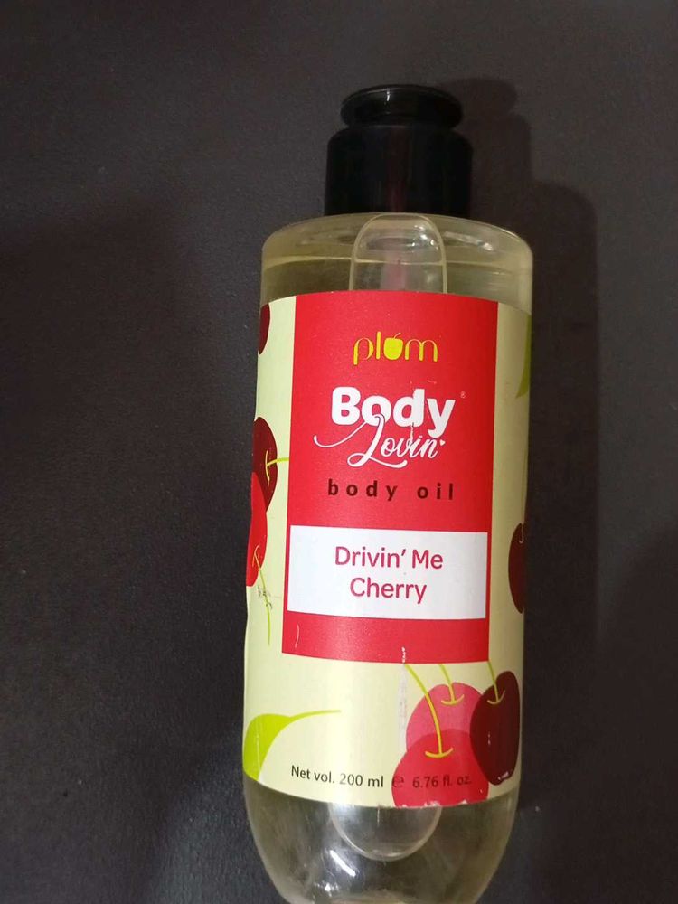 plum divine me cherry body oil