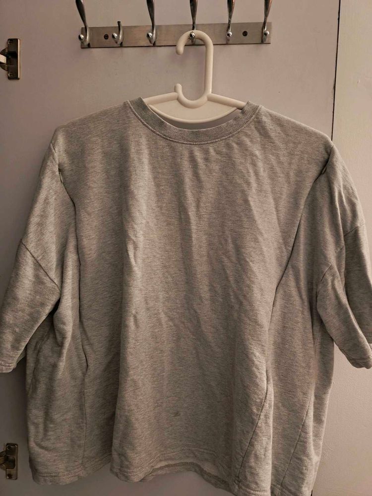 Gray Oversized T-Shirt
