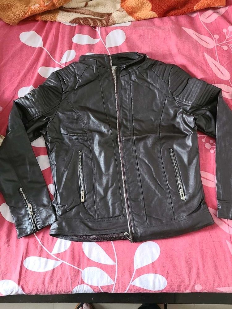 Stylish Brown Leather Jacket