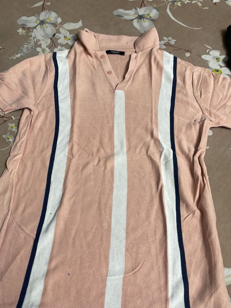 Striped Polo T-Shirt