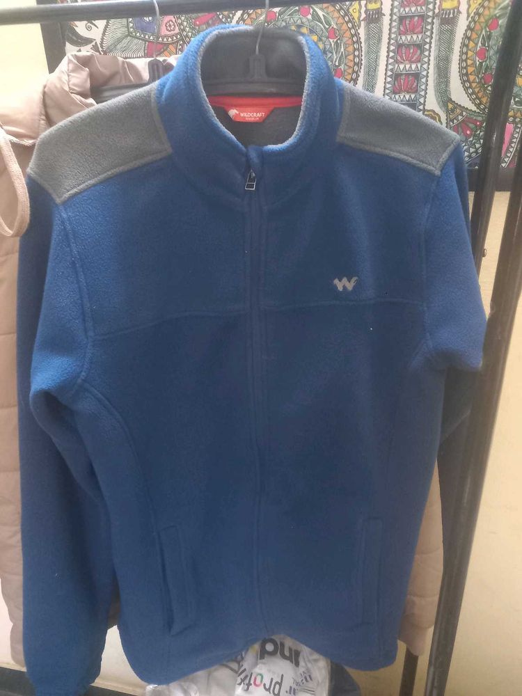 Wildcraft Men&#39;s Blue Fleece Jacket