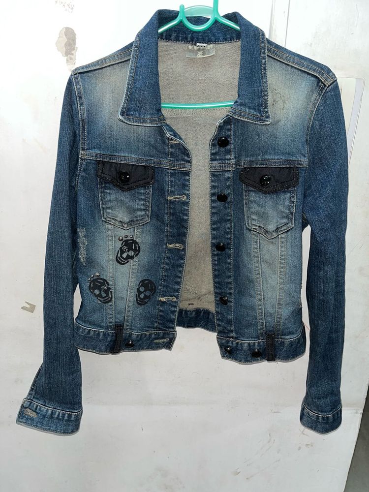 Woman Party Wear Denim Jacket!!!