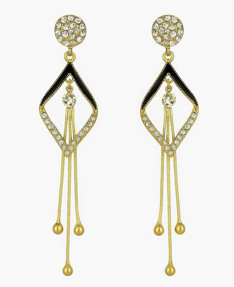 Dangling Diamond Earrings