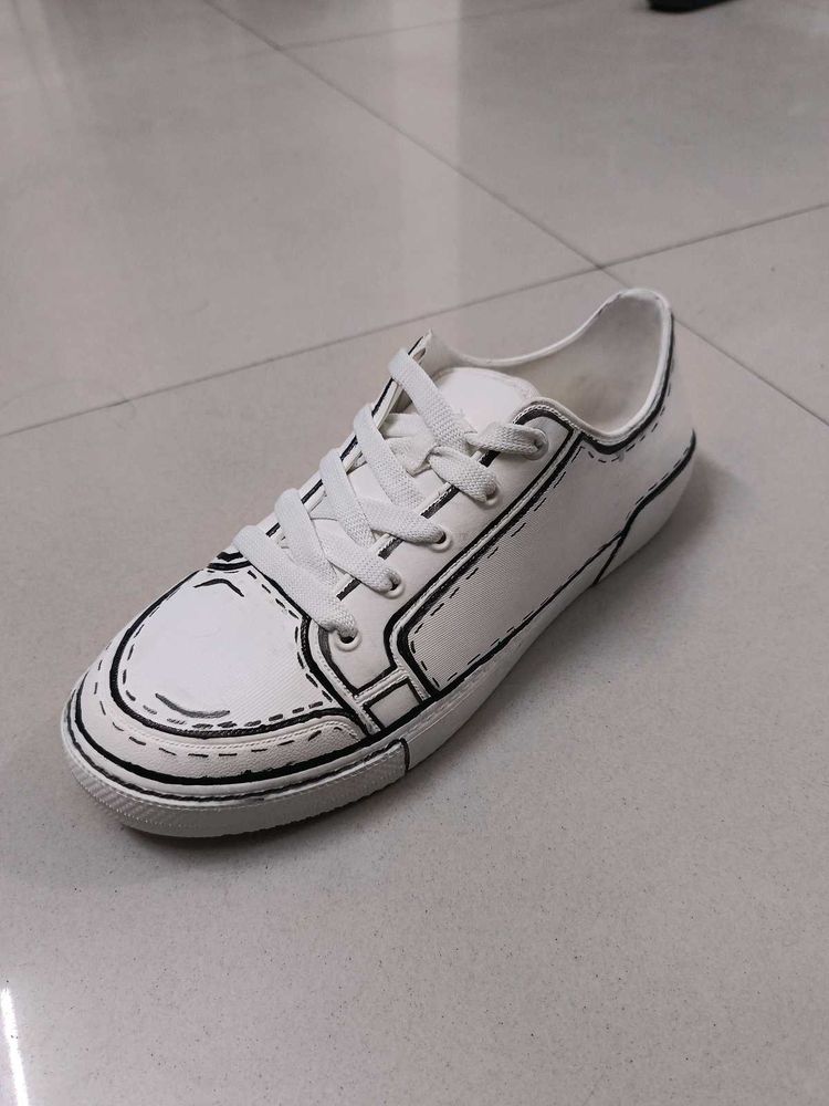 Cartoon Sketch Sneakers