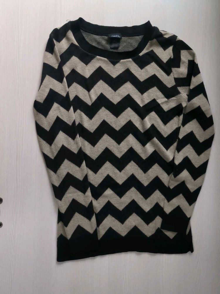 Chevron Knit Sweater