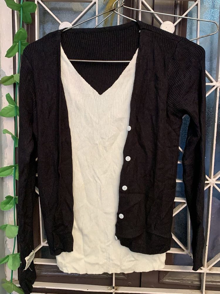 Cardigan &amp; Top Set