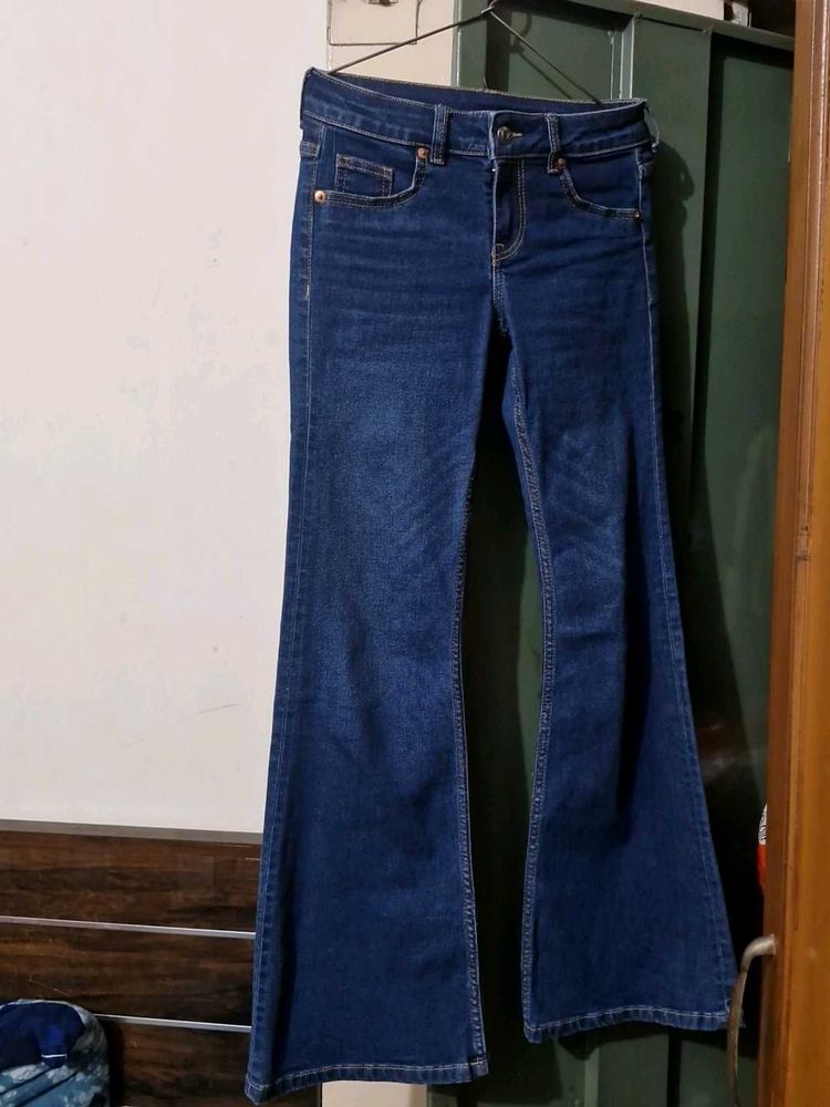 Flared Denim Jeans