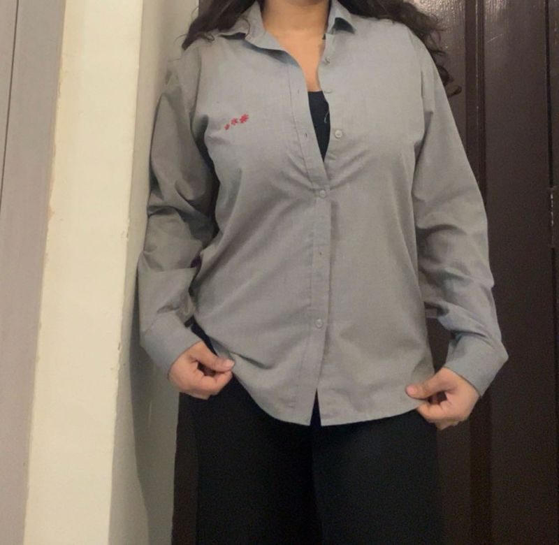 Grey Long Sleeve Shirt