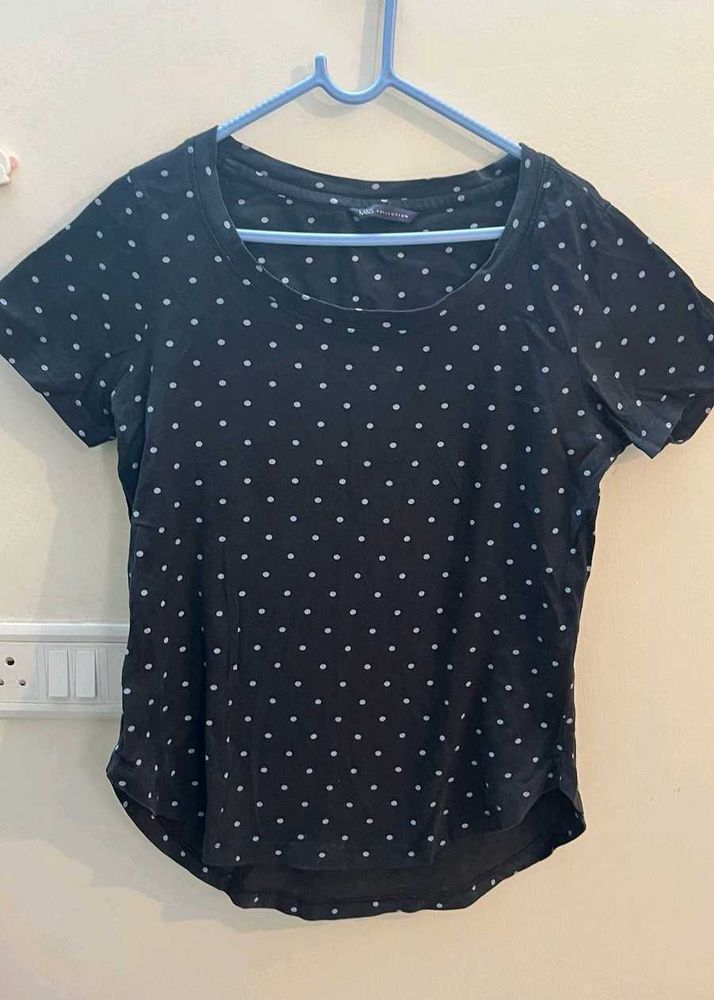 Marks &amp; Spencers Polka Dot Tee
