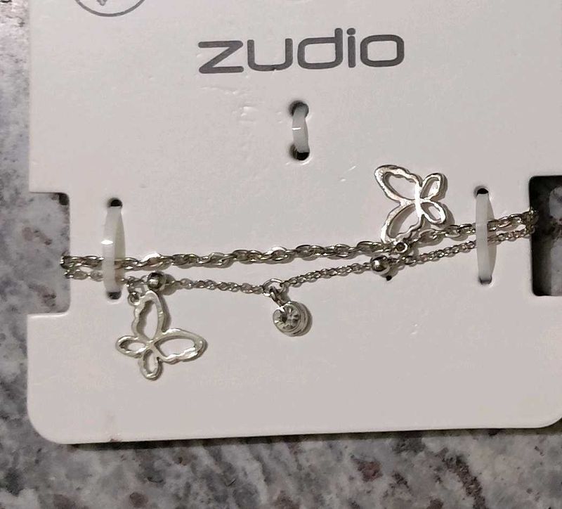 Zudio Butterfly Charm Bracelet