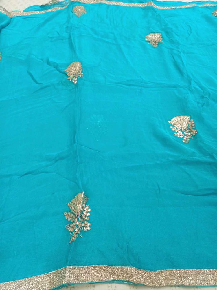 Beautiful Gota Work Saari