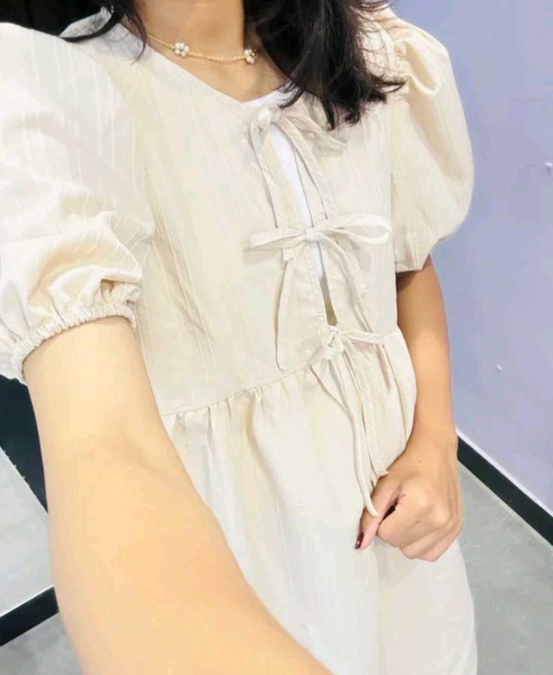 cute savana ribbon dress