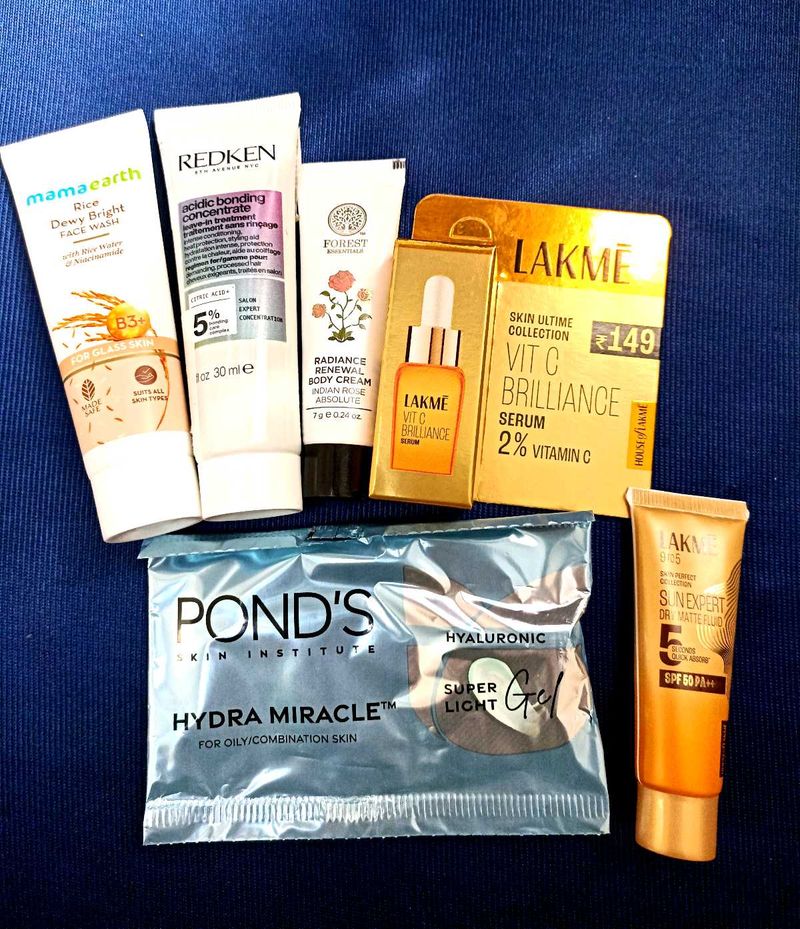 LUXURY SKINCARE COMBO (forest essentials,lakme...)