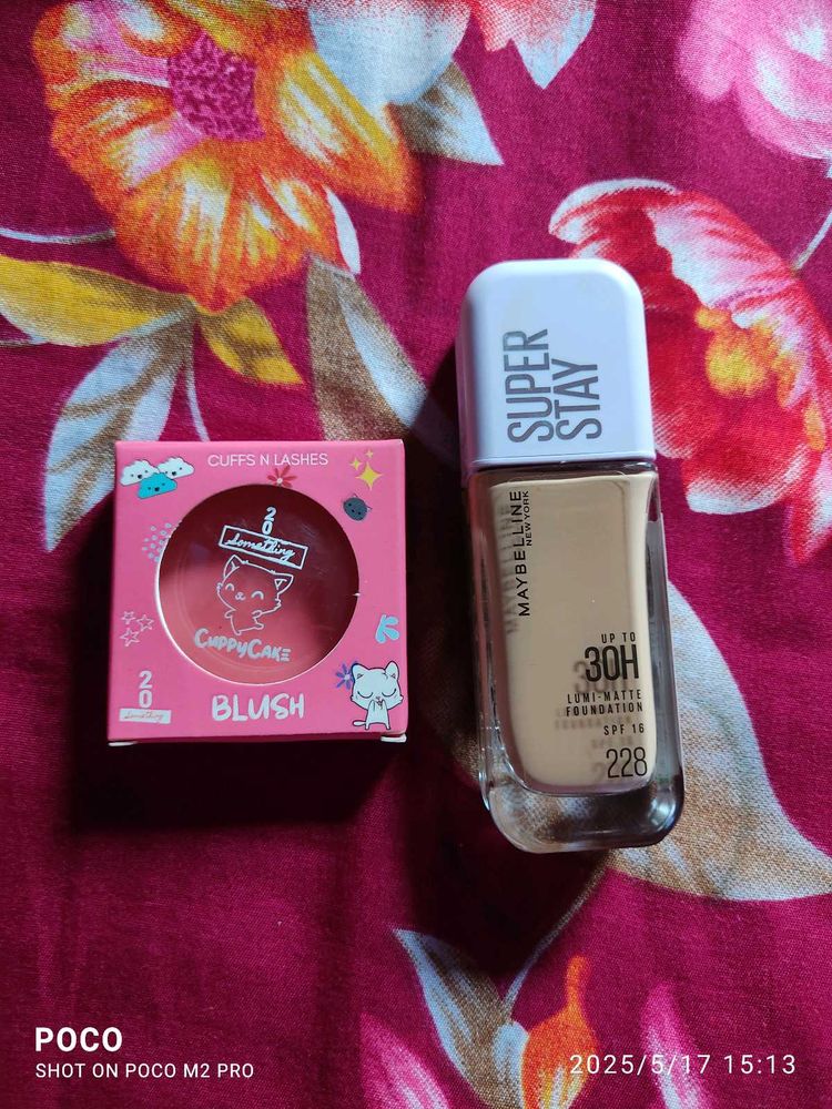 Foundation And Blush Combo