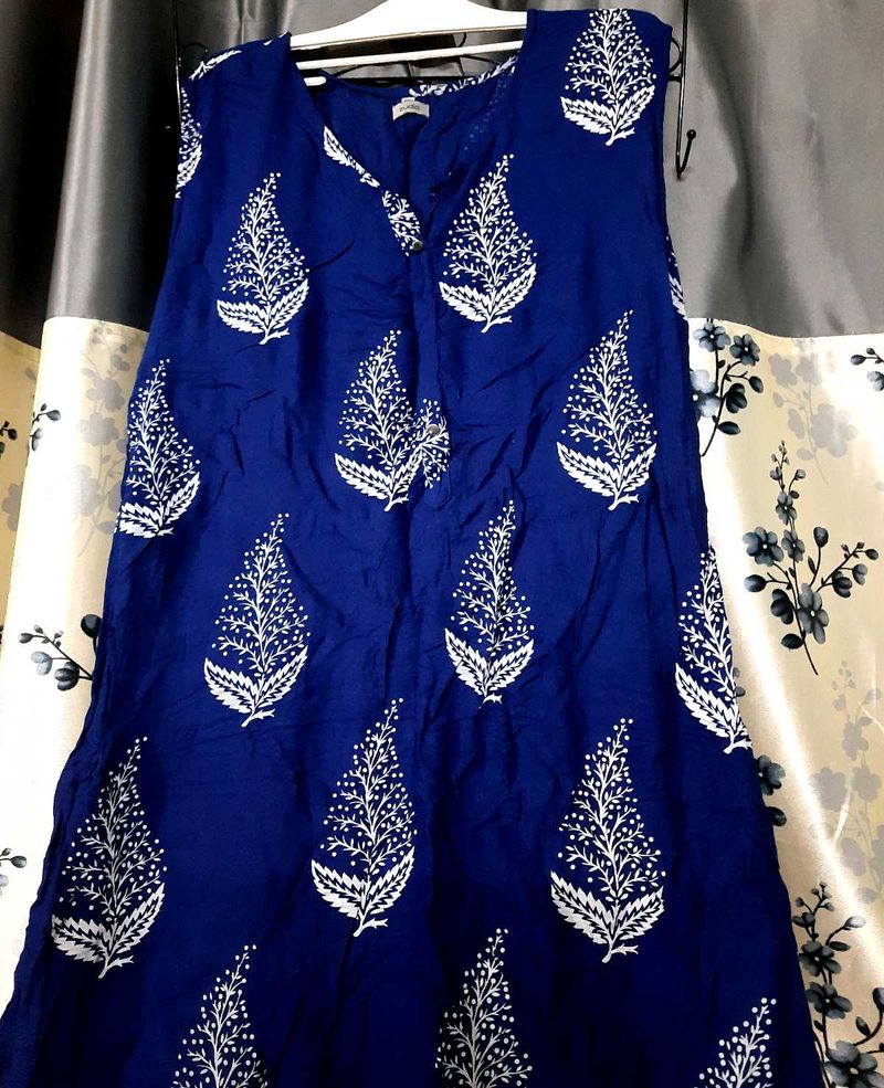 Zudio Indigo Paisley Kurta