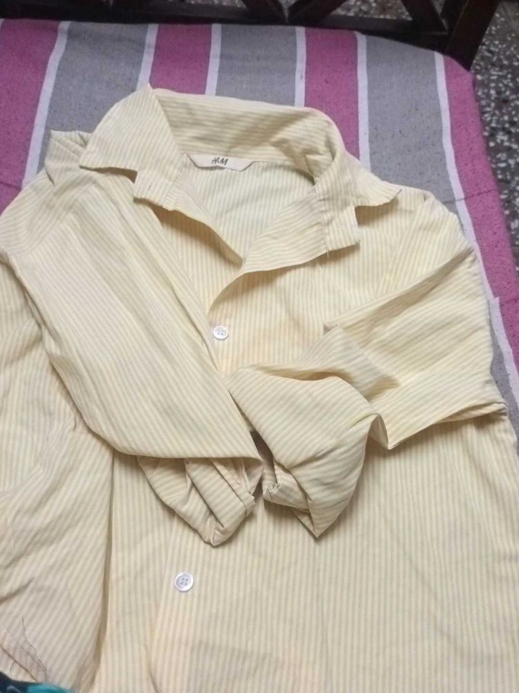 Yellow Striped Shirt