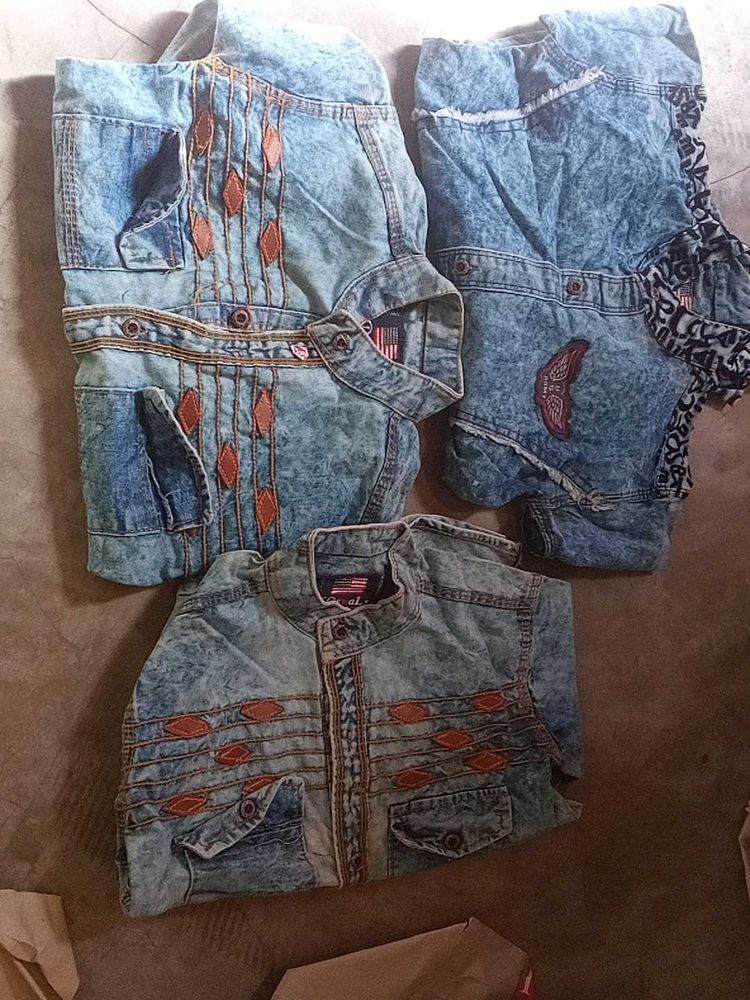 Kids Denim Shirt