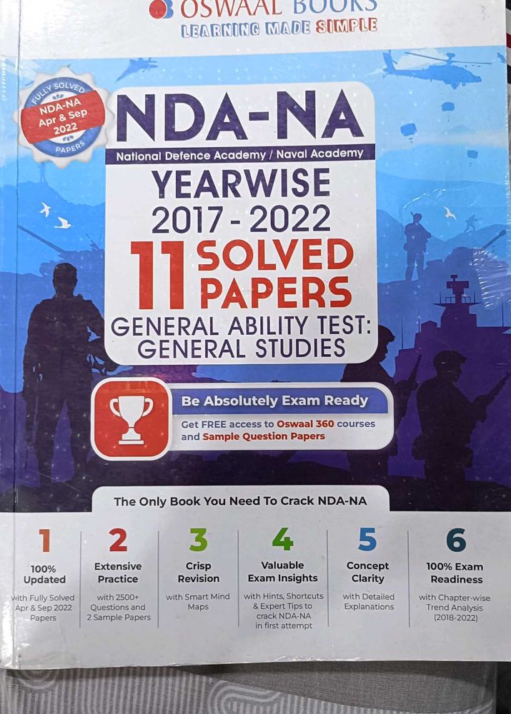 NDA-NA Yearwise 2017-2022 Solved Papers