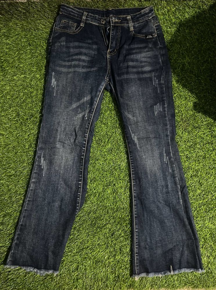 Bootcut Jeans - Dark Wash Denim