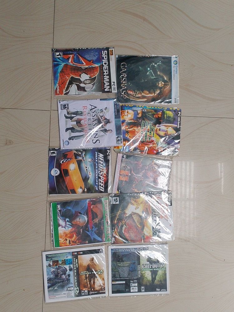 Pc DVD Games 10 Game.