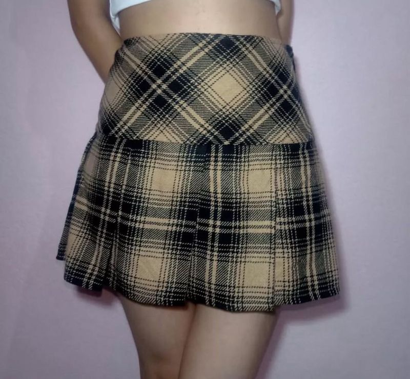 H&amp;M Plaid Mini Skirt