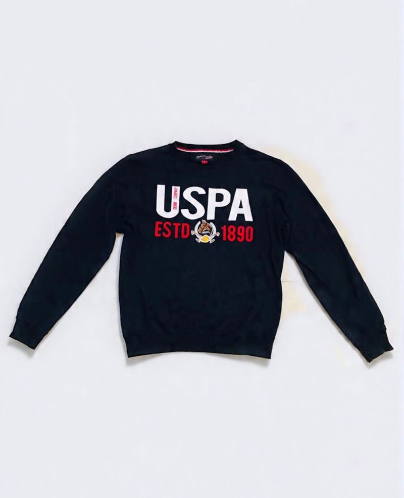 USPA Navy Blue Graphic Sweatshirt