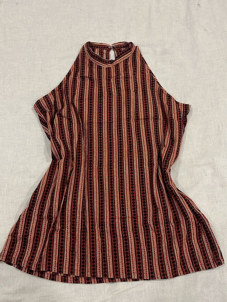 Halter neck Tunic Top