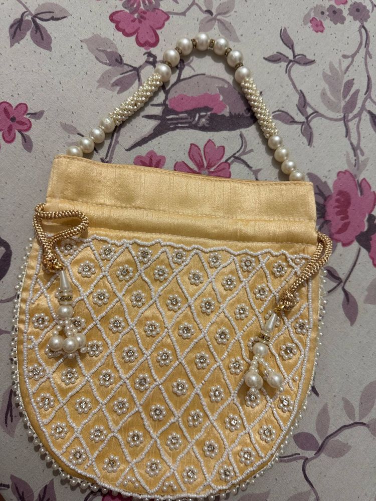 Elegant Beaded Potli Bag