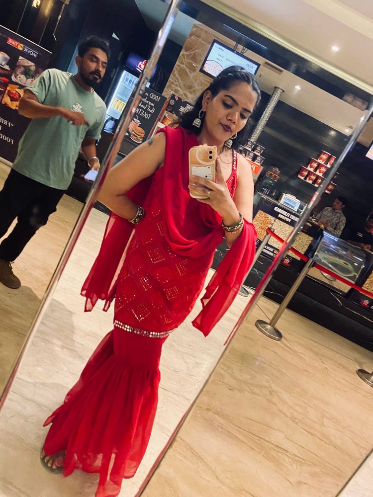 designer sharara set