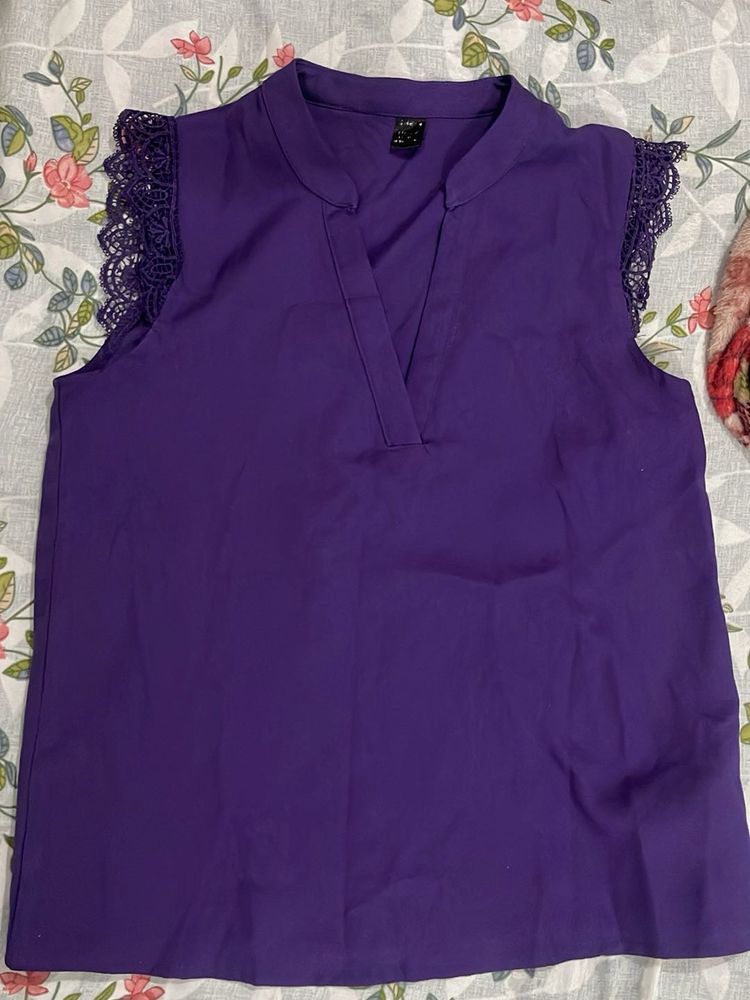 purpel office /casual top