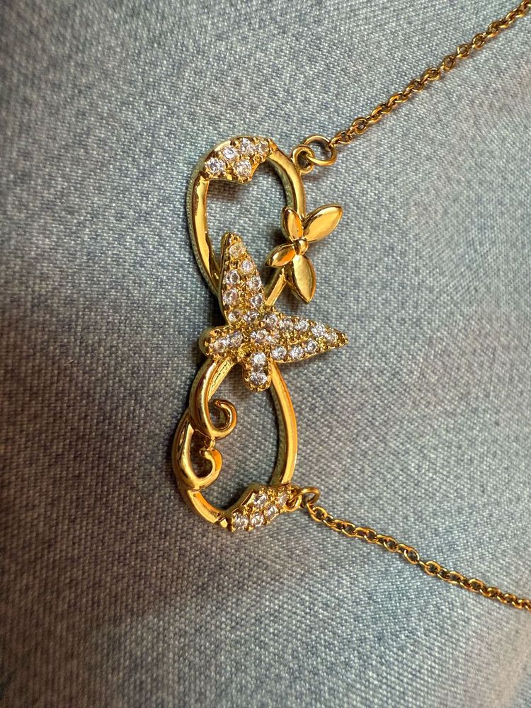 AntiTarnish | Infinity Butterfly Necklace