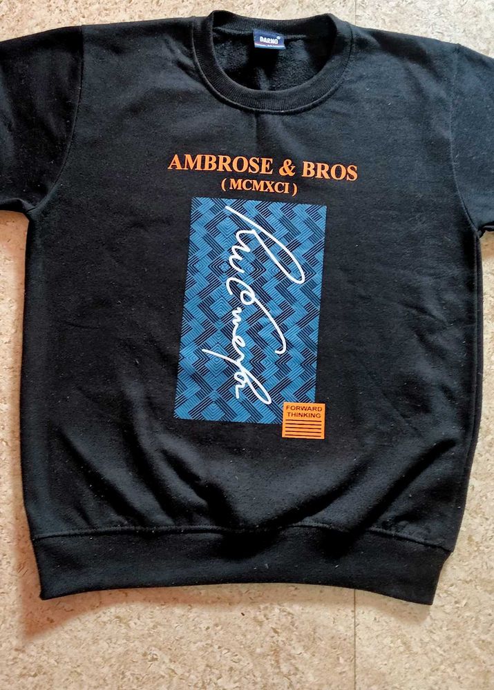 Winter stylish Black Graphic Sweatshirt