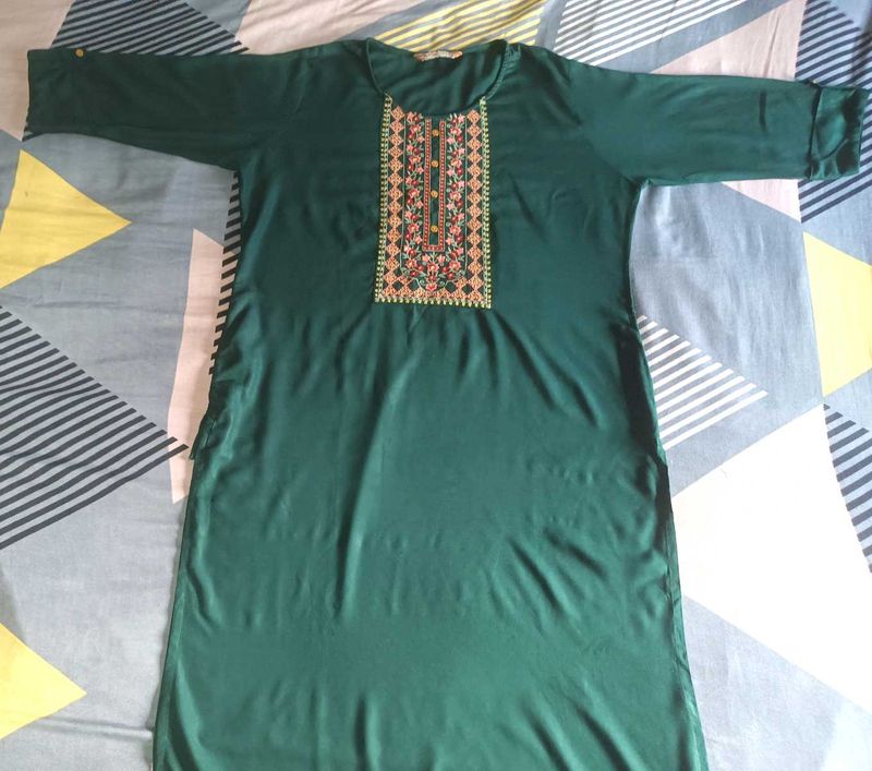 Elegant Green Comfortable Kurta