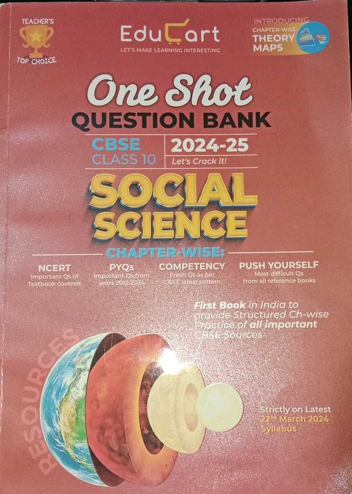 Educart CBSC One Shot Social Science Question Bank