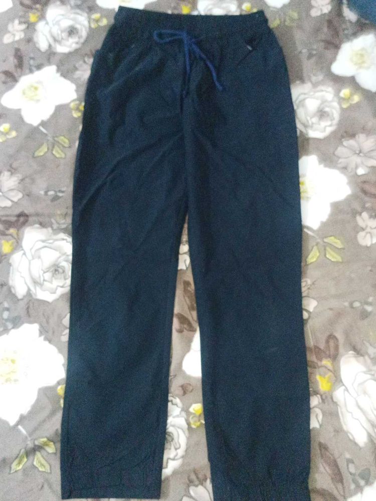 Dark Blue Casual Pants