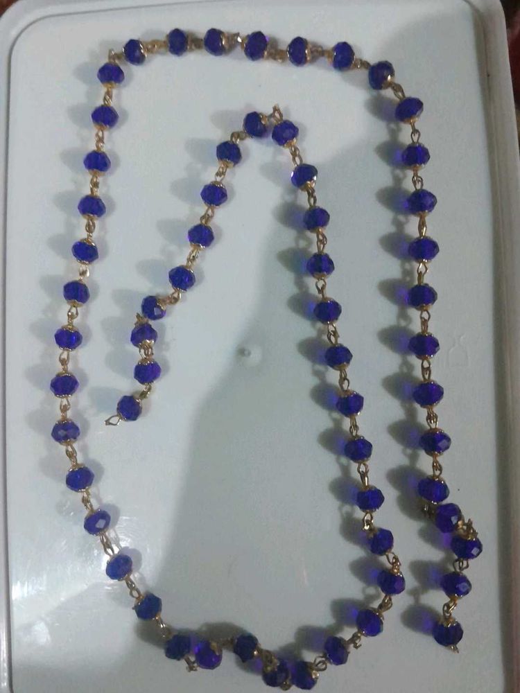 Blue Beaded Necklace