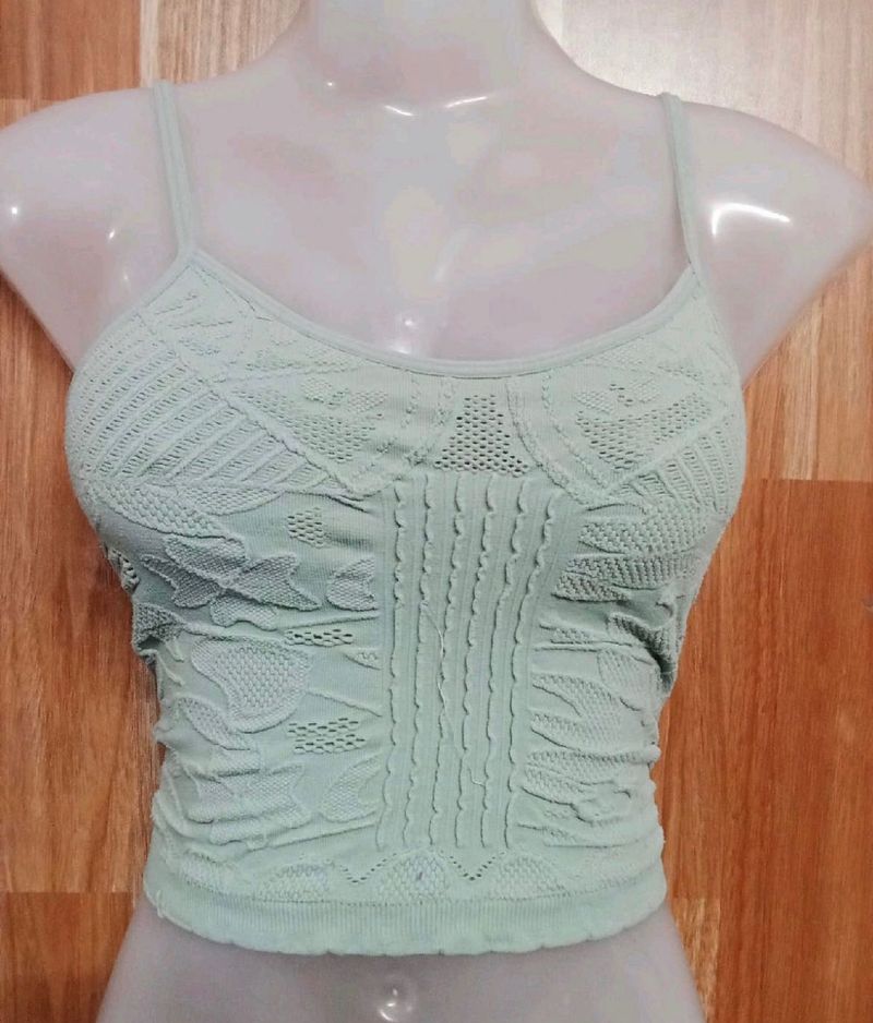 Mint Green Knit Tank Top