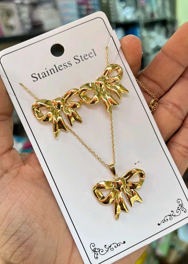 Anti Tarnish Chain Earrings Combo | Women