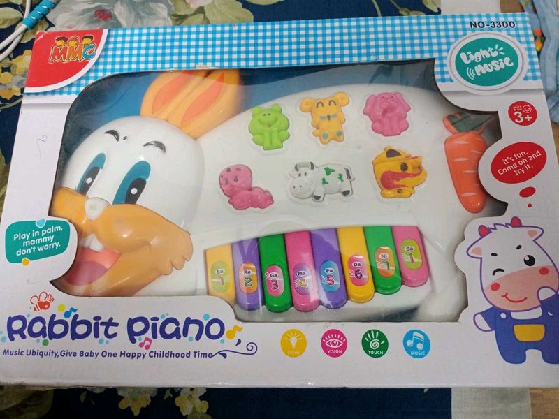 Rabbit Piano Toy