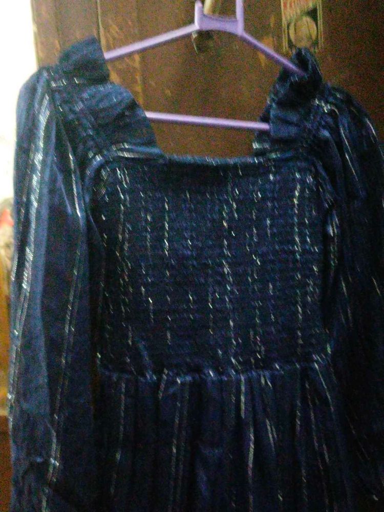 Elegant Navy Blue Dress