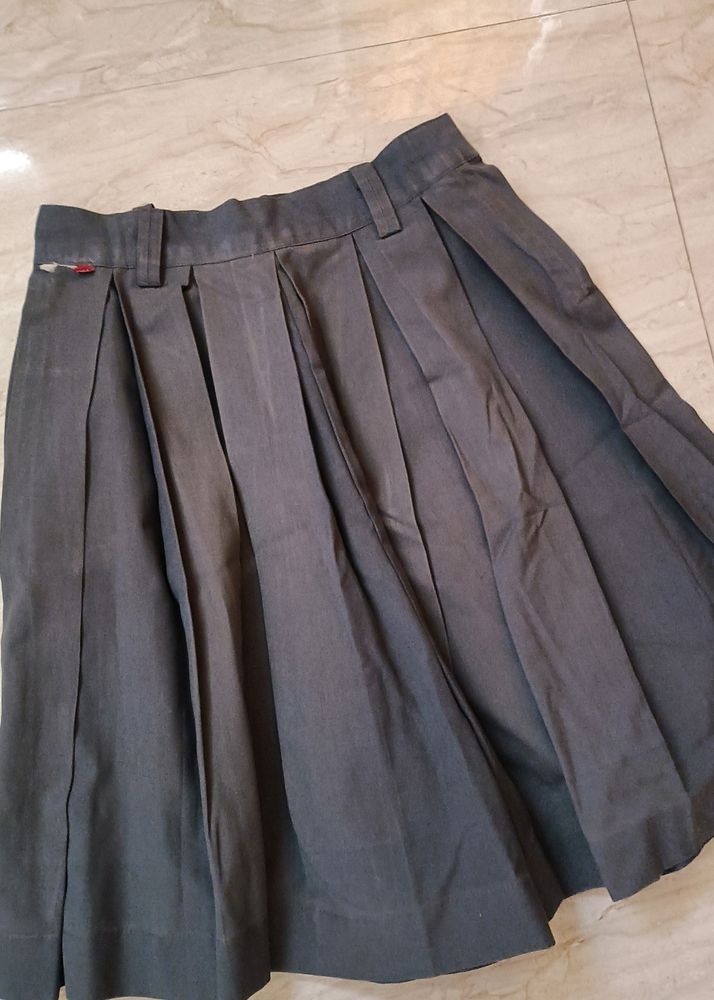 School Skirt Grey