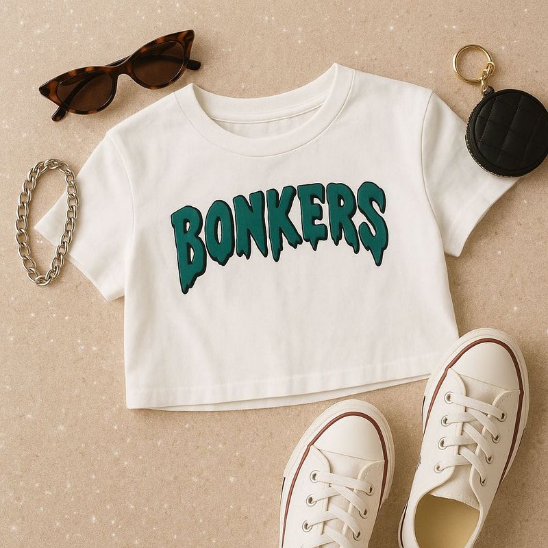 BONKERS CORNER Cute WHITE TEE🤍