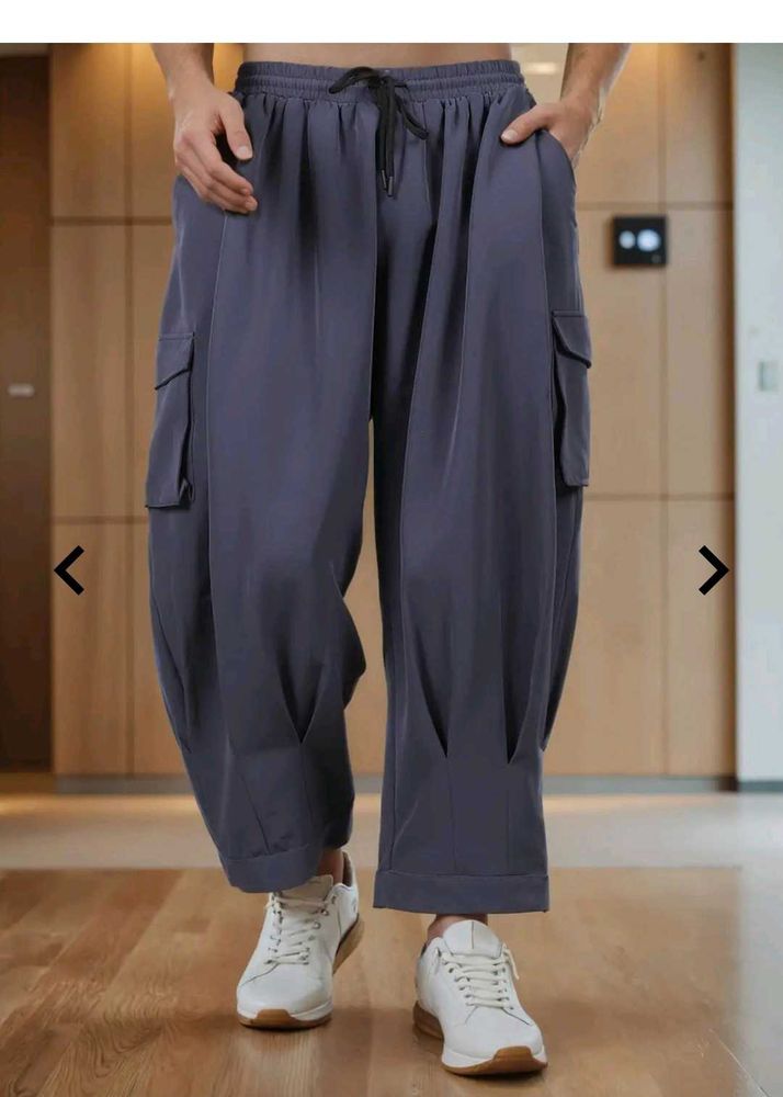 Shein Stylish Blue Cargo baggy Pants