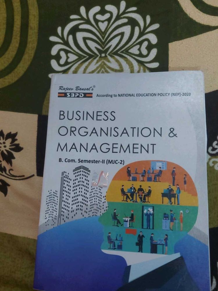 Business Organisation &amp; Management