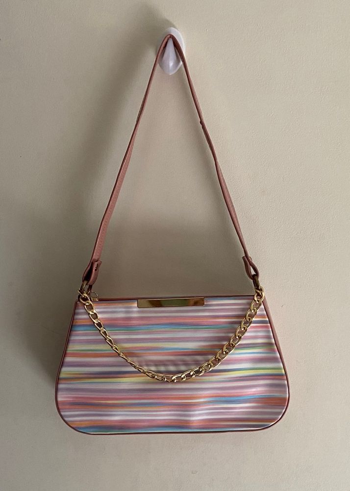 Striped Handbag